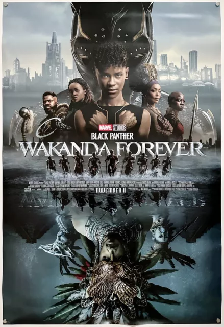 Black Panther: Wakanda Forever - original movie poster 27x40 DS - Marvel Final