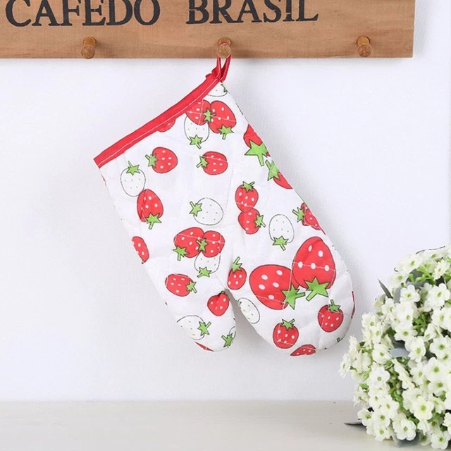 Guante de cocina olla caliente guantes horno guantes microondas poliéster engrosado