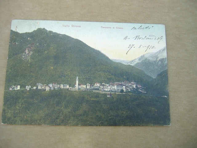 Card Torino A Greeting From Valley Rare Viaggiata 1910