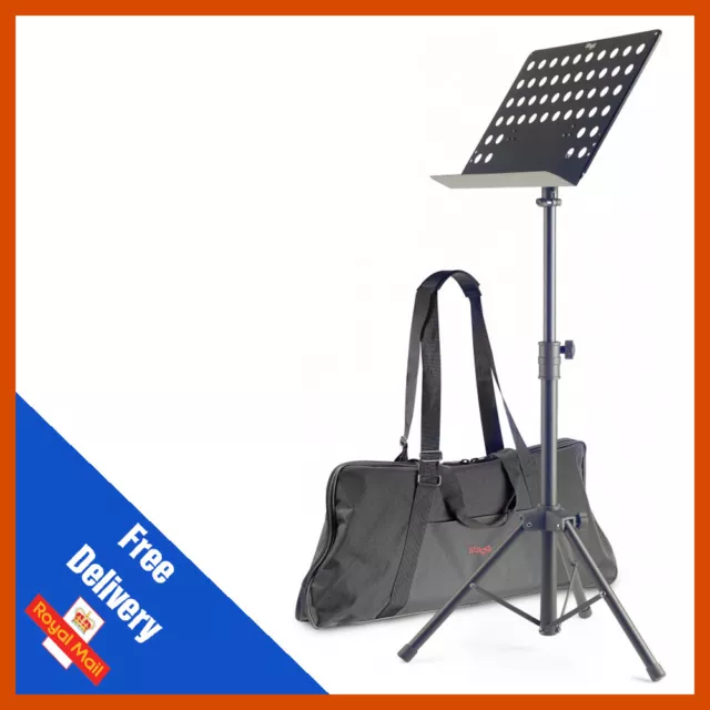 Stagg MUS-C5 T Heavy Duty Orchestral Conductor Sheet Music Stand FREE BAG