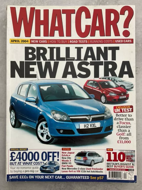 What Car Magazine - April 2004 - Golf v Focus v 307 v Corolla, RX300 v Toureg