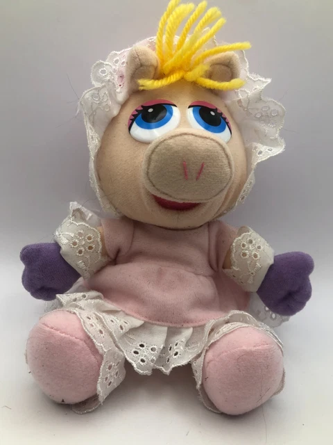1997 Miss Piggy Plush 6 Inches Rare Jim Henson Muppet babies stuffed animals