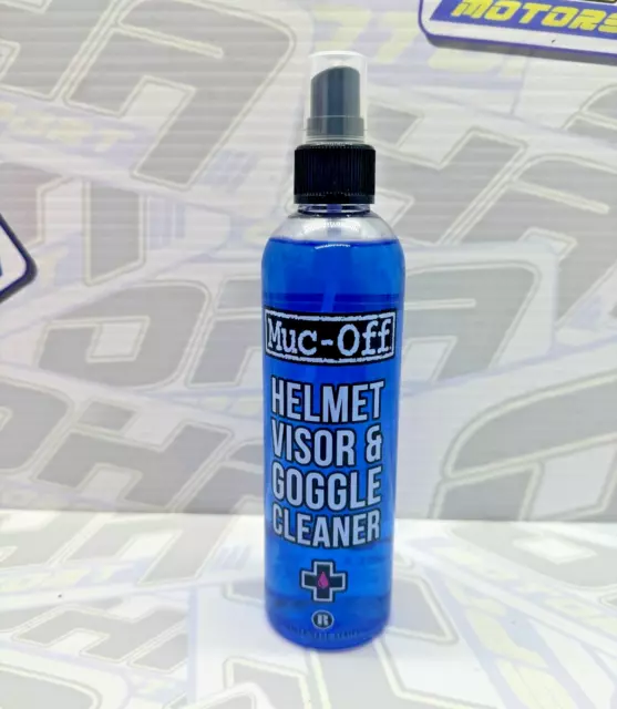 MUC OFF Motorcycle Road Bike Motocross Helmet Visor & Goggle Cleaner 250ml