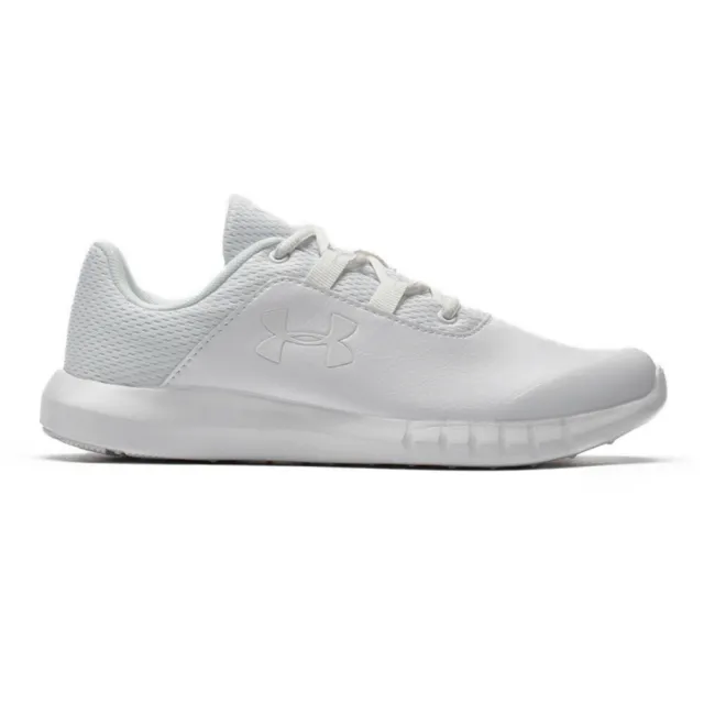 Under Armour Boys Mojo PS Running Shoes Trainers Sneakers White Sports