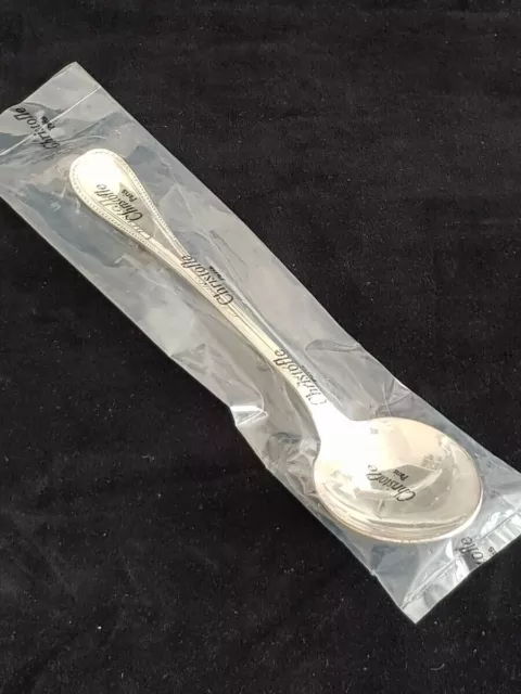 CHRISTOFLE of PARIS, Large MALMAISON Silver Plated SERVING SPOON unused