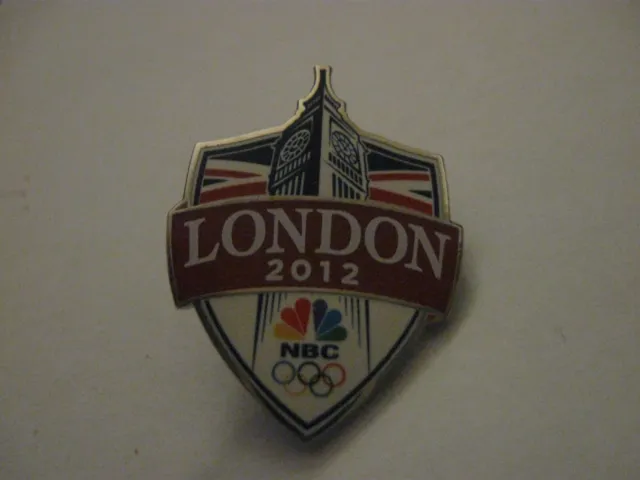 Rare Old 2012 Olympic Games London Nbc Enamel Press Pin Badge