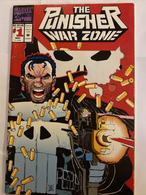 Punisher War Zone #1 (Marvel, 1992)  Die-cut Cover