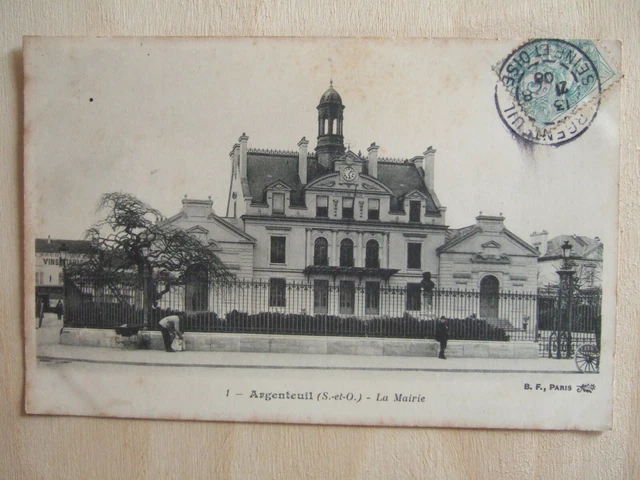 Cpa Argenteuil (95) La Mairie
