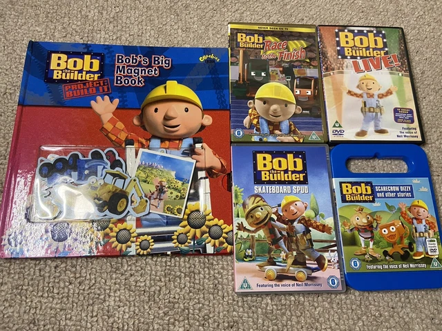 BOB THE BUILDER Magnet Book & DVDs Bundle £9.99 - PicClick UK