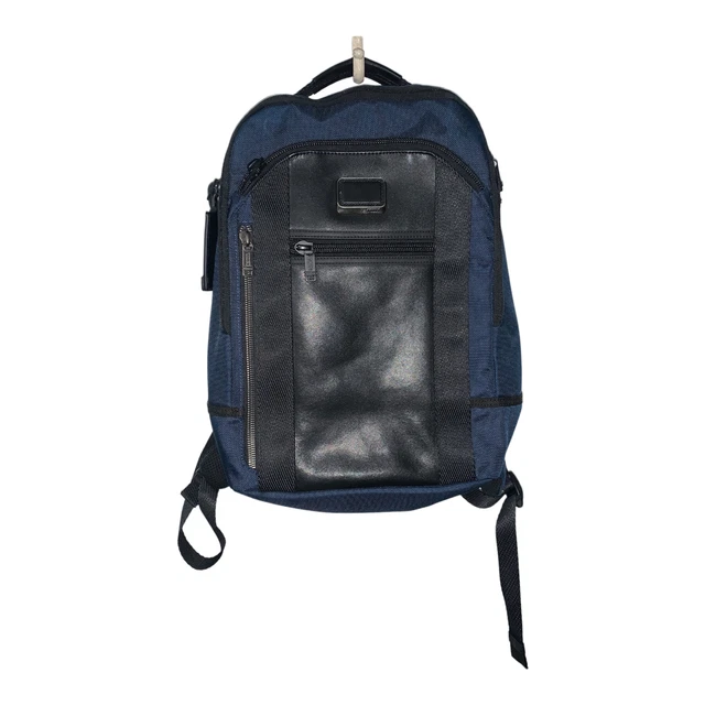 Genuine TUMI Alpha Bravo Laptop Backpack in Navy