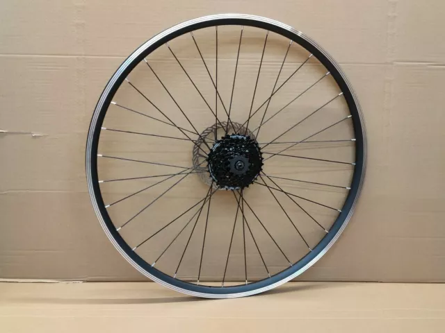 700c 28" Hybrid Bike REAR Wheel Rim/Disc Brake Compatible Shimano 7/8/9/10 Speed