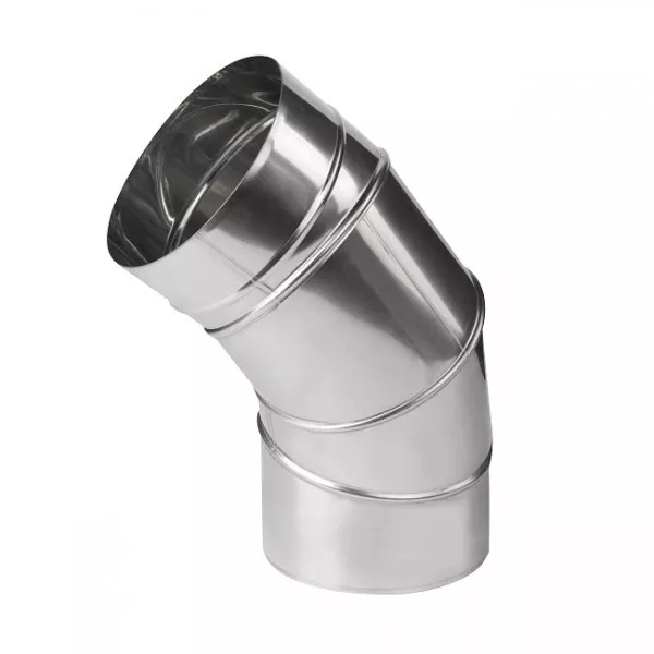 Acier Inoxydable Réglable Coude 90 45 15 Degrés Cheminée Doublure Conduit Tuyau