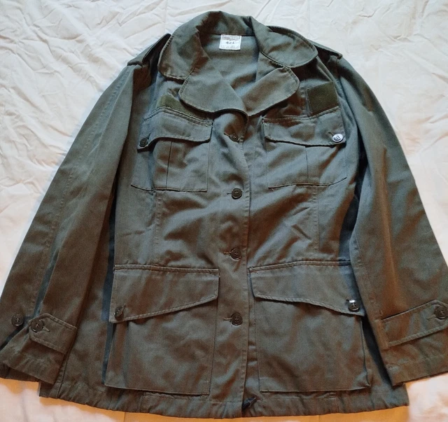 Parka Longue Vintage Armée Française T 40/42 - Kaki, Doublure Amovible, Occasion Très Bon état