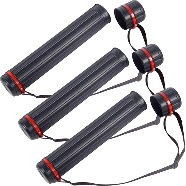3Pcs Tube File Poster Tubes Drawing Case for Travel Storage