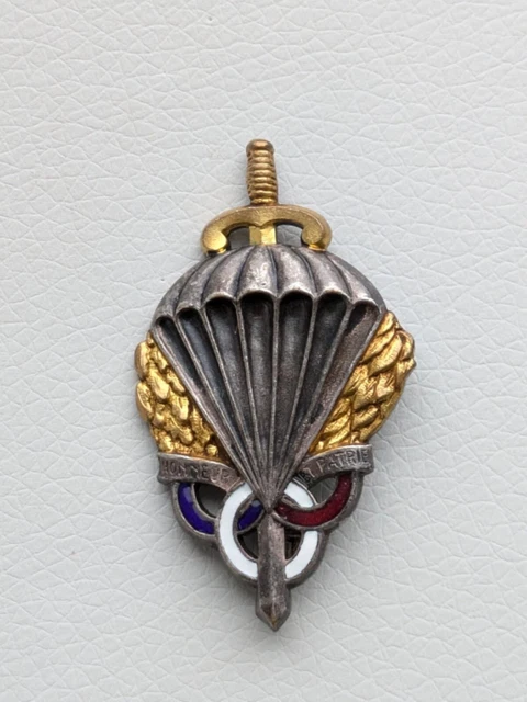 INSIGNE 9E RÉGIMENT De Chasseurs Parachutistes Arthus Bertrand EUR 14
