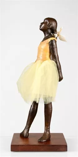 Edgar Degas 14 Year Old Ballet Dancer Large Art Sculpture with Tulle Skirt