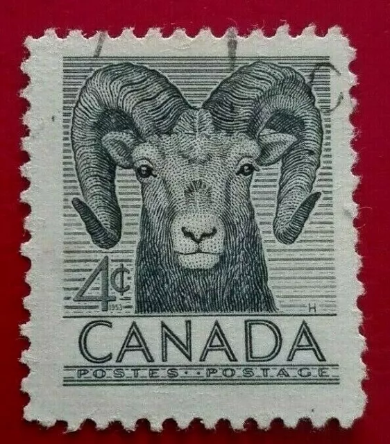 Canada:1953 National Wildlife Week 4 c. Rare & Collectible Stamp.