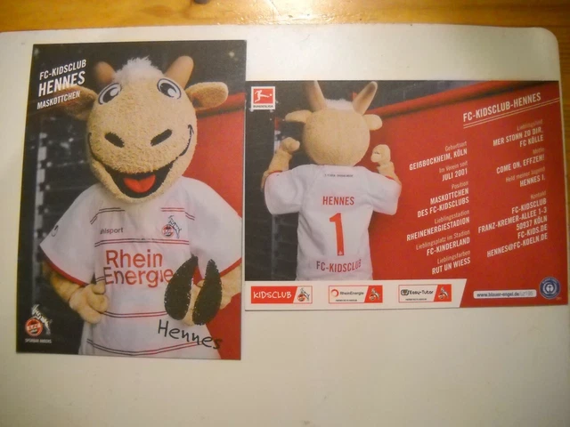 Peluche Mascotte 1. FC Köln - Hennes, Altezza 14 Cm, Materiale Morbido E Lavabile - Foto 2