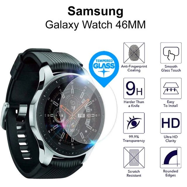 Pour Samsung Galaxy Watch 46mm Tempered Verre Screen Protector Film Cover Clear