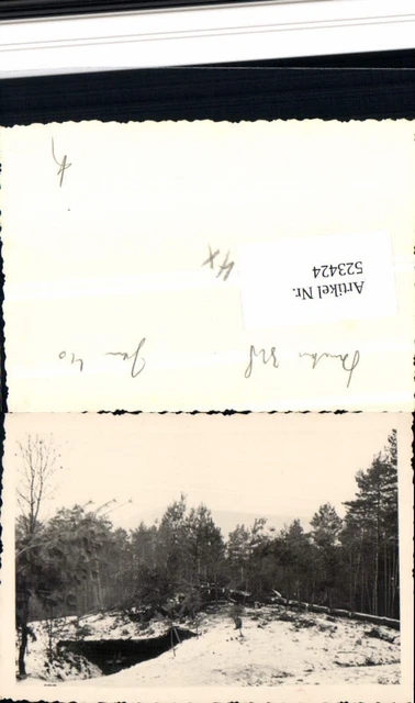 523424,FOTO WW2 WEHRMACHT Schlacht um Suomussalmi 1940 Unterstand EUR