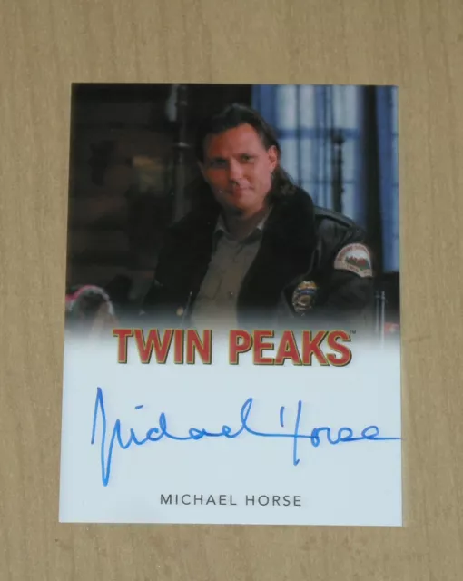 2018 Rittenhouse Twin Peaks auto autograph Michael Horse Dep Tommy Hawk classic