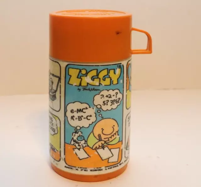 Ziggy Tom Wilson Thermos Bottle Aladdin Vintage 1980s