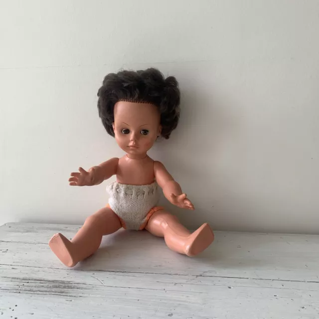 Vintage Doll Hard Plastic 25” Made In ENGLAND