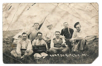 CPA 57 CAMP de BITCHE 1931, Soldats "Les privés d'amour"