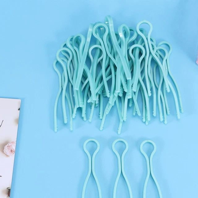 100 Clip Per Bobina Di Filo - Plastica, Colorate, Per Organizzare Il Cucito E Evitare Grovigli - Foto 11