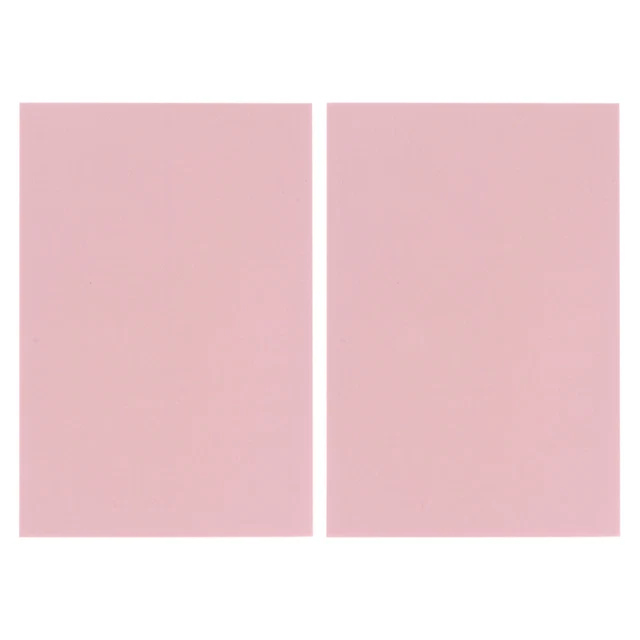 2 Pcs Gravurmaterial Tpr DIY-Werkzeuge Bastelmaterial Aus Gummi Pink