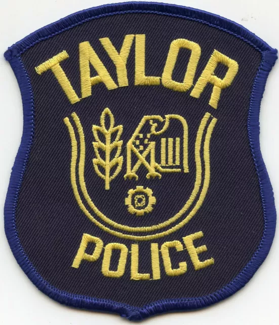Taylor Michigan Mi Police Patch