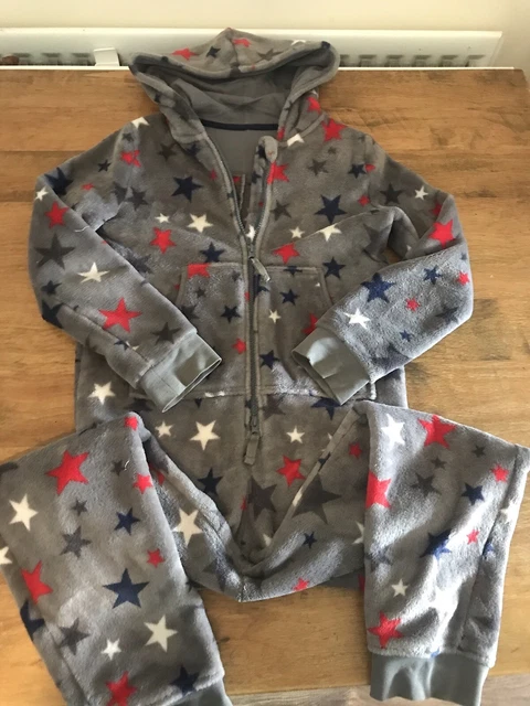 M&S pigiama con cappuccio grigio 11-12 anni