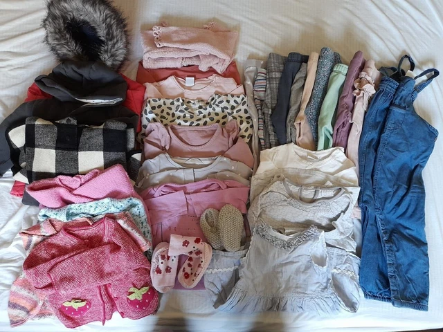 baby girl clothes 12-18 months bundle