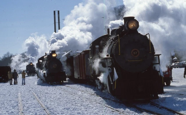 EBT EAST BROAD TOP Railroad Train Steam Locomotive Original 1979 Photo Slide