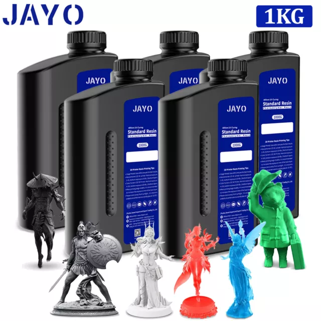 JAYO 1KG Photopolymer Resin/ABS-Like/Water Washable 405nm Fast-Curing LCD Resin