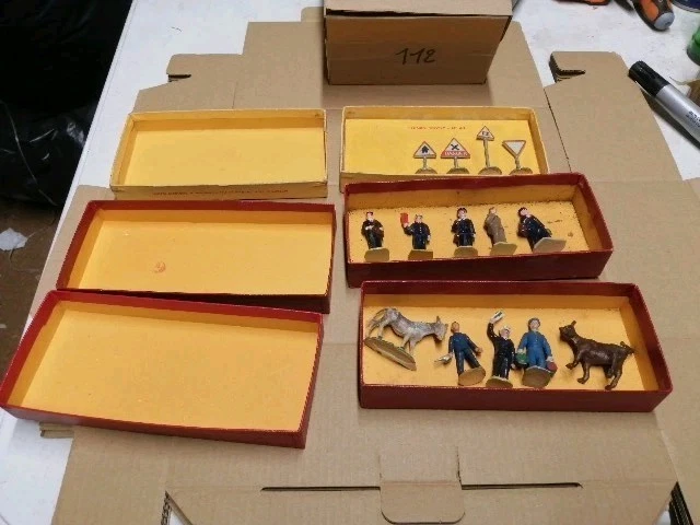 Boîte De Sujets Incassables Hornby N°11 – échelle O – Vintage, Personnages En Plastique