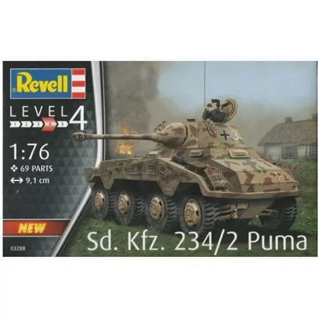 Revell 03288 Military Collection Sd.Kfz. 234/2 Puma 1:76 - Level 4