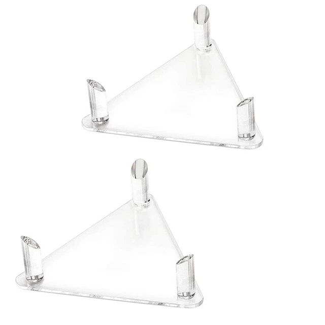 2 StüCk Acryl Ball StäNder Halter Transparenter Ball Display StäNder für Ru A9U7