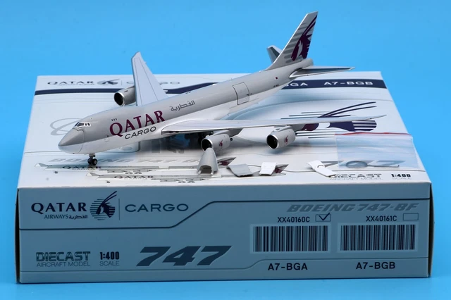 JC Wings 1:400 カタール航空 747-8F A7-BGA XX40160C Qatar 卡塔尔航空Boeing 747-8F A7-BGA JC Wings 1:400