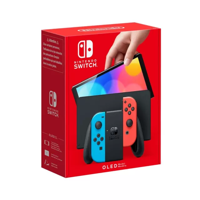 Reacondicionado: Nintendo Switch Modelo OLED Azul Neon/Rojo Neon (163572)