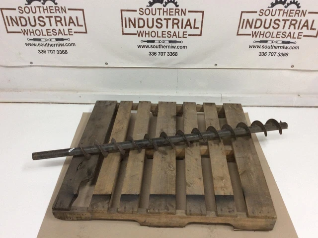 Auger Conveyor Screw 48"L 4"Screw Dia. 4"Pitch 1-1/2"OD 1-3/8"ID