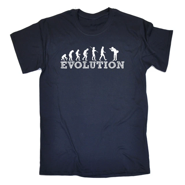Evolution Photographer MENS T-SHIRT tee birthday gift photography camera artist