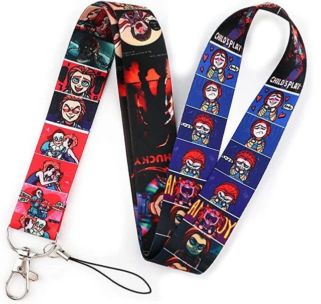 Chucky Child's Play Horror Movie 17.7" Neck Lanyard Keychain Holder ID Badge ...