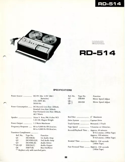 SHARP RD-303 REEL to Reel Tape Deck from 1961 - A touch of Sean