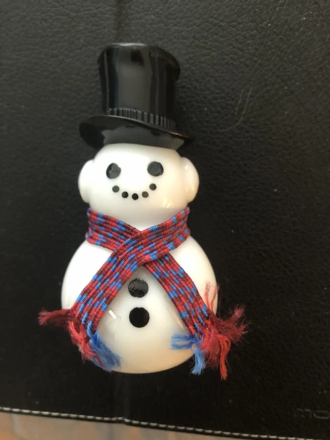 Avon Dapper Snowman Perfume Bottle - Vintage