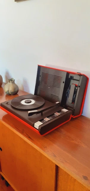 Electrophone Portable HGS Electronic Junior – Tourne-disque Vinyle Vintage (Philips)