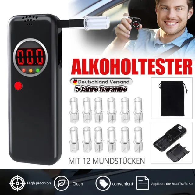 LCD Alkoholtester Dräger Alcotest Alkomat Atem Messgerät Sensor Promilletester