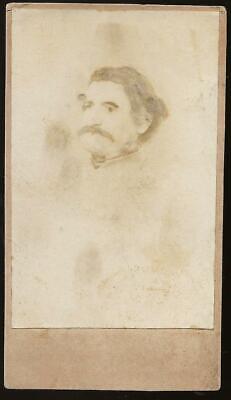 Civil War CDV Confederate General Henry Hopkins Sibley, Salt Print