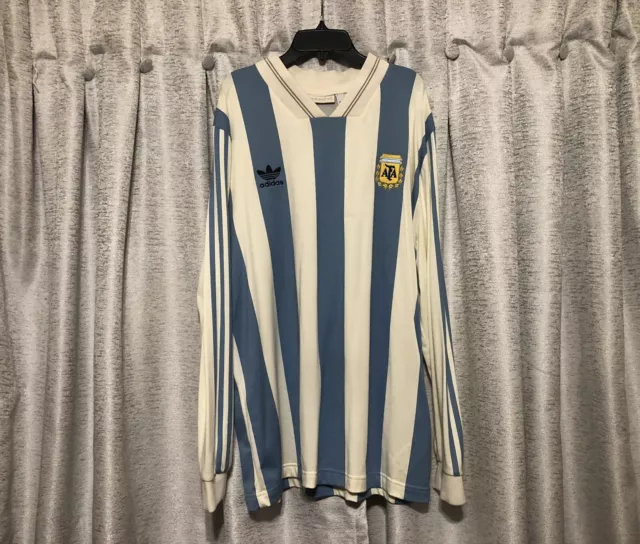 adidas Originals Retro Argentina Football Jersey In Blue CE2341