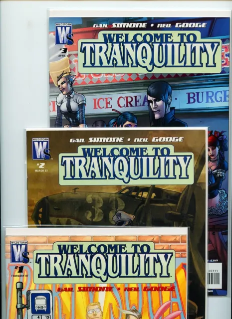 Welcome to Tranquility 1, 2, 3, 4, 7, 8, 9, 10, and 11 WildStorm 9 Comic Lot *